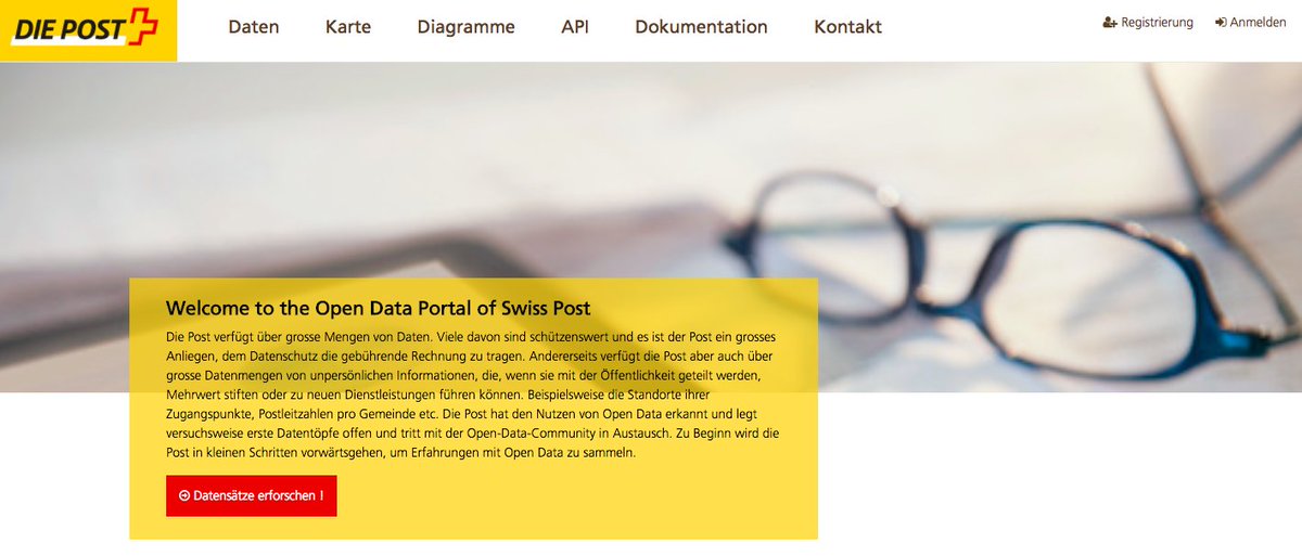 christinafeld's tweet photo. Just one week after @Swisscom_de the @SwissPost joins the club of new #OpenData players. 📯📮 https://t.co/oUQWdsefOl #openinnovation https://t.co/P0slBXFpDK