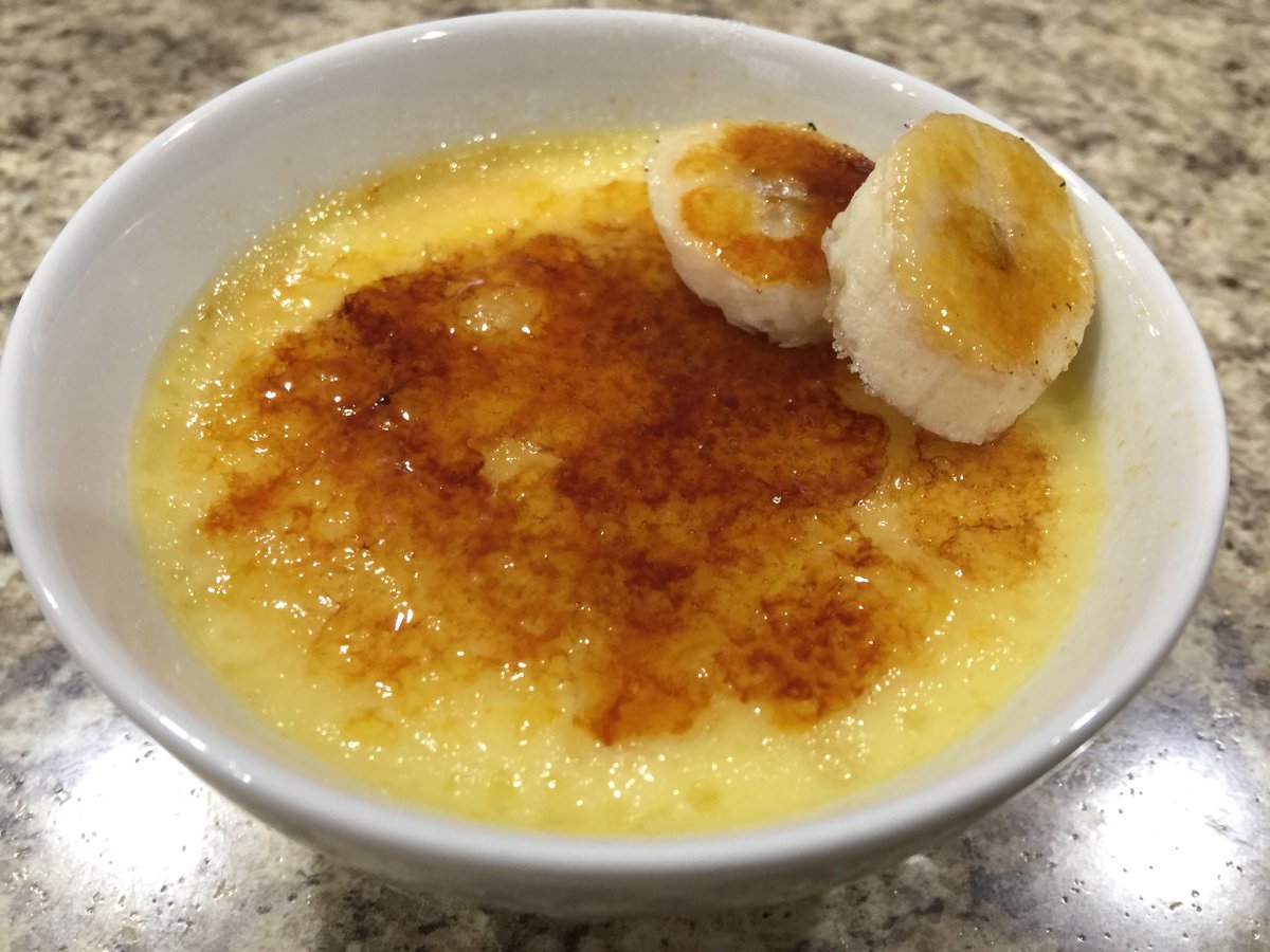 povitalian's tweet photo. One of the desserts from our early Thanksgiving dinner this past weekend, Creme brûlée. I love making this dish because I get to play with fire when using my chef’s torch. https://t.co/LXgOZKyVrW