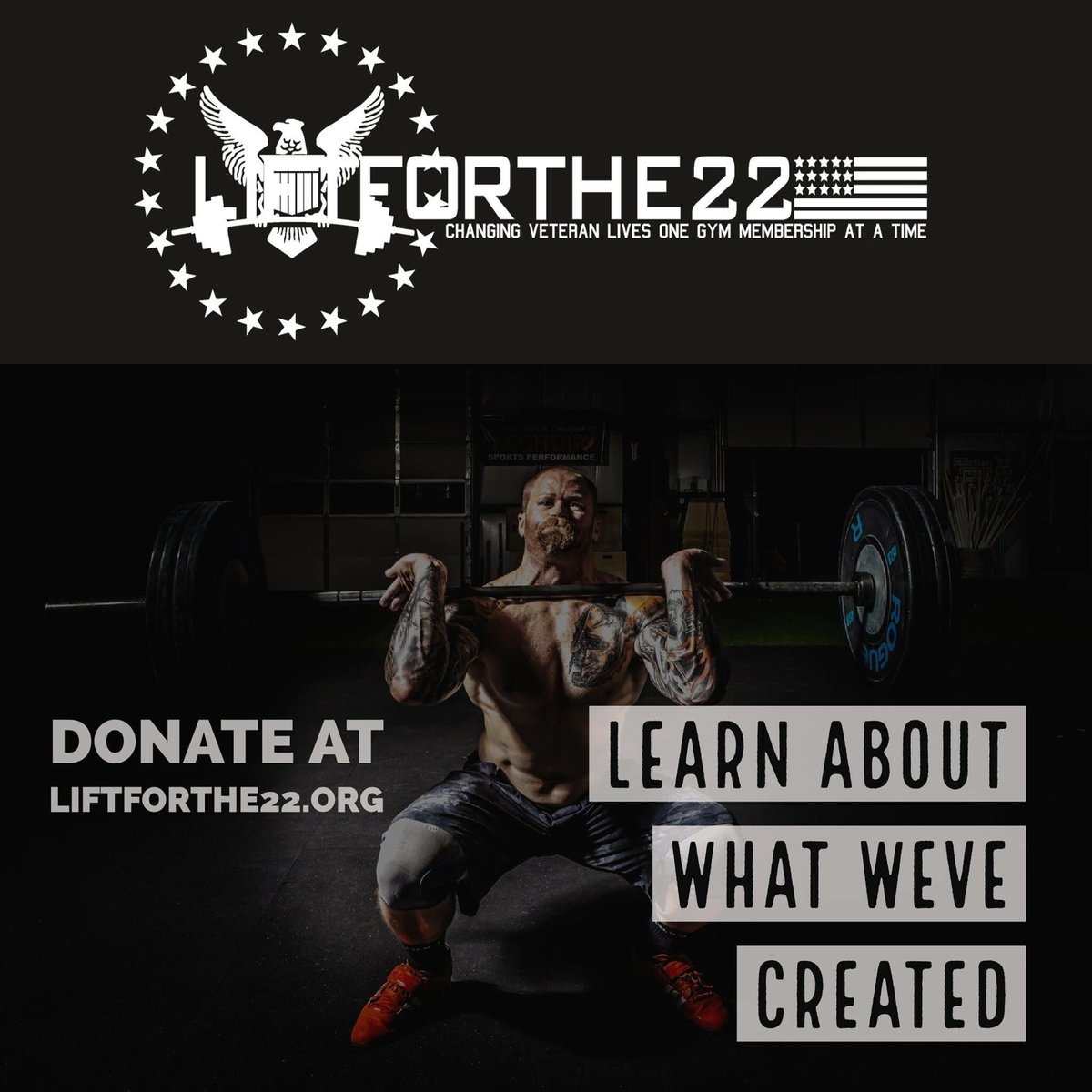 LiftForThe22's tweet photo. Providing fitness to the entire veteran community to fix transiti. #LiftForThe22 https://t.co/hDinxpJGVr