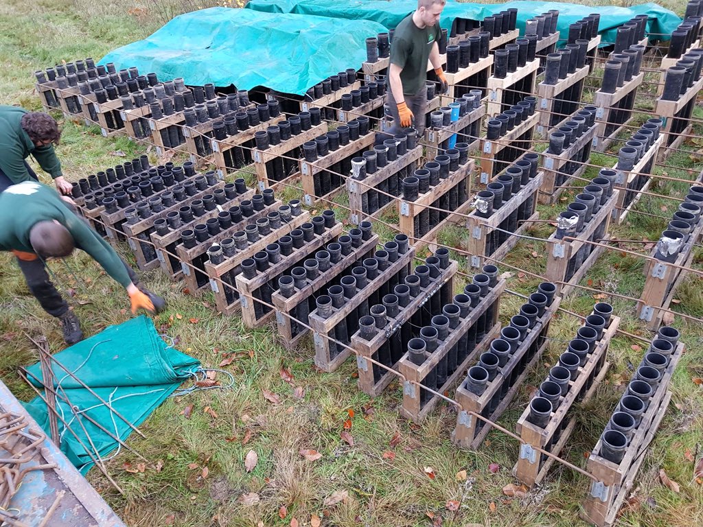 A third of the racks laid out ready to put fireworks into tomorrow for Hawkhurst bonfire society event. Come to the last one of the season. #hawkhurst #sussexbonfire #bonfire #guyfawkes #fireworks #hgbs17 #hgbs it’s going to be a night to remember.