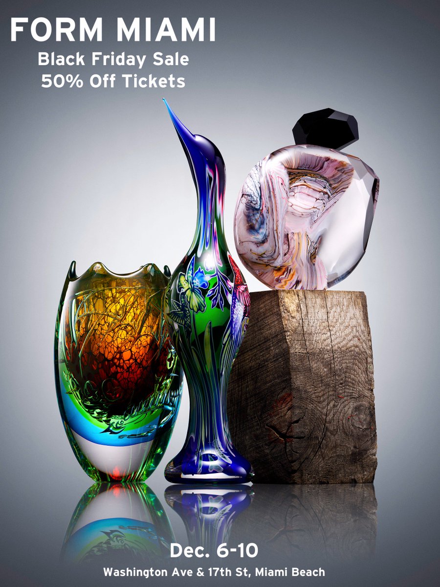 formmiami's tweet photo. Save 50% off FORM MIAMI tickets during our Black Friday Sale! Use code "FORMblk" when checking out. Offer only available for a limited time: https://t.co/tTCmdRLXbz https://t.co/C8gAi9Sz8Q