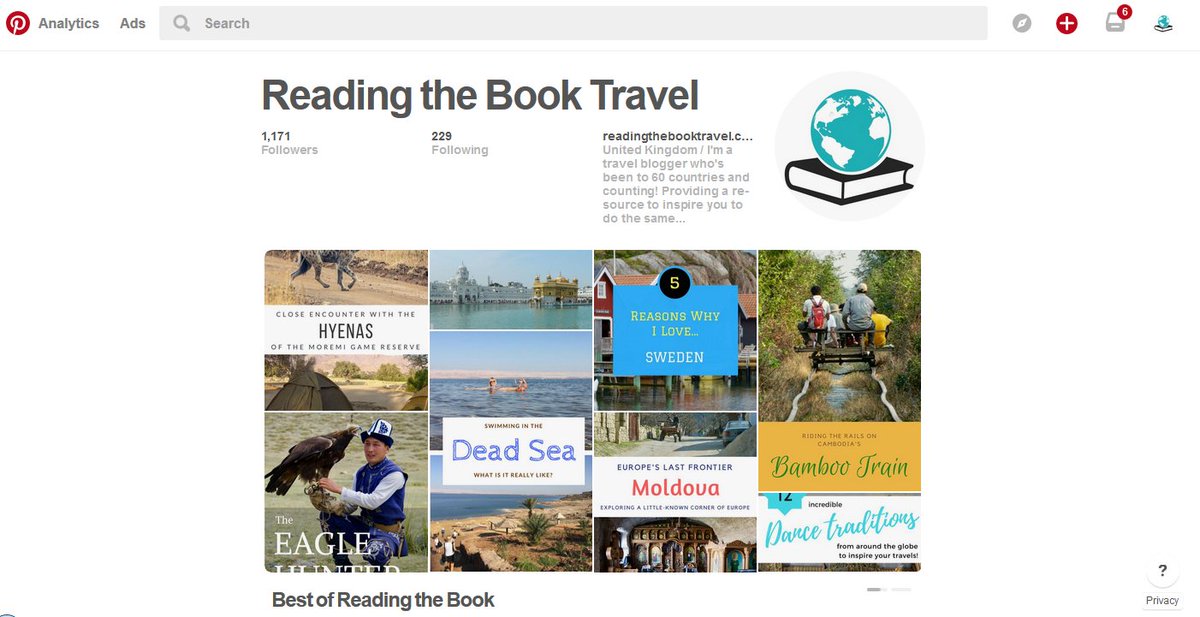 readingbktravel's tweet photo. Are you a Pinterest user? Follow https://t.co/vKc52Jlh2Z for a wealth of information on countries around the globe. Great if you're planning a trip...or just fancy some inspiration!

#pinterest #travelblogsonpinterest #pinteresttravelblog #pinteresttravelbloggers #pinteresttravel https://t.co/fJS1AEaWyA