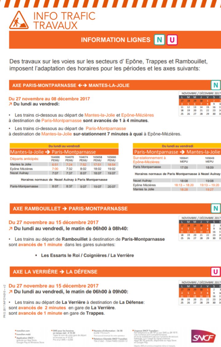 coregstcloud's tweet photo. #monsecteurdesaintcloud
Du 27 Novembre au 15 Décembre vos trains au départ de la Verrière partiront avec 2min d'avance sur le créneau horaire 6h/9h.
@PaDesrousseaux @AnnePalmier @dydrac2011 @RavisMatthieu https://t.co/K8hWsj1XrZ