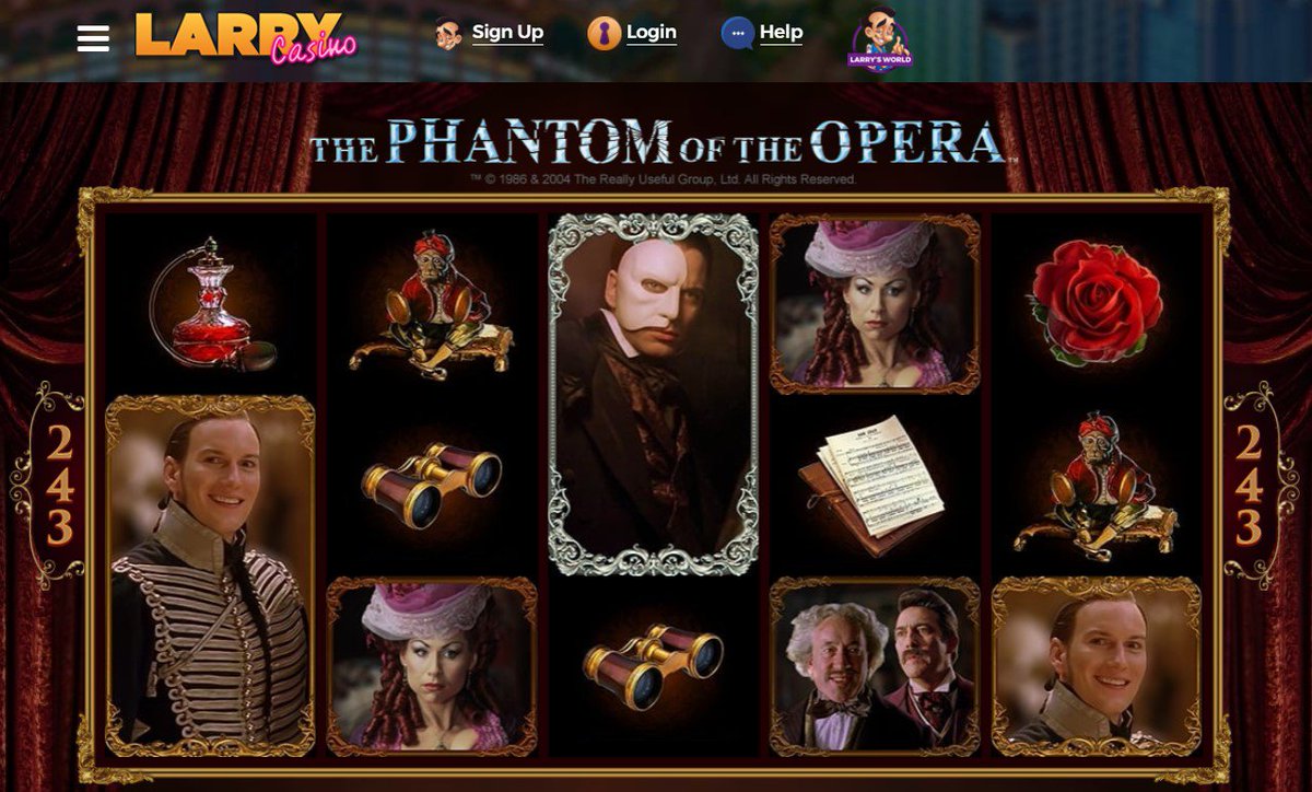 larrycasino's tweet photo. Take your seats, the Opera is about to begin...
🎟🎭https://t.co/9Mc5C7rSWw🎭🎟
#ThePhantomOfTheOpera #LarryStyle #Slots https://t.co/vG7lkXI1PD