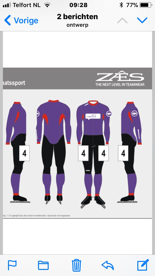 papasilly's tweet photo. Hij is besteld mijn nieuwe #schaatspak ( marathon) nog even geduld , maar met het logo voor en achterop van het #Rettsyndroom met dank alvast aan #VDHoornschaatsen- #Vanrijnfietsen#020drukwerk.nl en #ZAES schaatskleding 👍 https://t.co/T9UbnGPlml