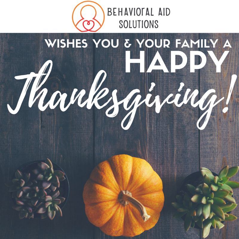 behavioralaid's tweet photo. The Behavioral Aid Team wishes you and your family a safe and Happy Thanksgiving Holiday.
#Thanksgiving2017 #Thanksgiving #FamilyTime #FriendsTime #Thankful #Grateful #FeelingBlessed #BehavioralAid #BASTeam #WeCare #MentalHealthMatters https://t.co/aG7OHXcSnA