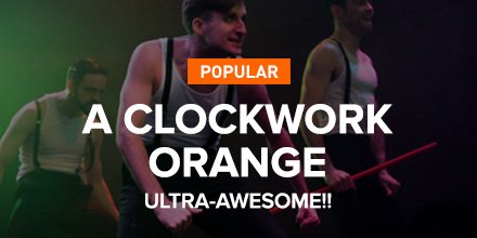 The clock is running out on <a href="/AClockworkPlay/">A Clockwork Orange</a>! Final performance Dec 2! ow.ly/5bnE30fA1yO