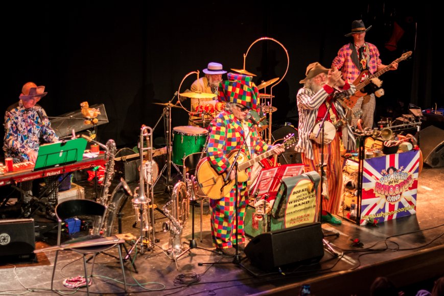The Whoopee Band have famously been 'making whoopee' for 50yrs, and they're threatening to hang up their props! Join them for one 'Last night of the props' on Sunday 17th Dec at <a href="/HalfmoonPutney/">The Half Moon Putney</a> Buy tickets before or pay more on the door! See you there!
