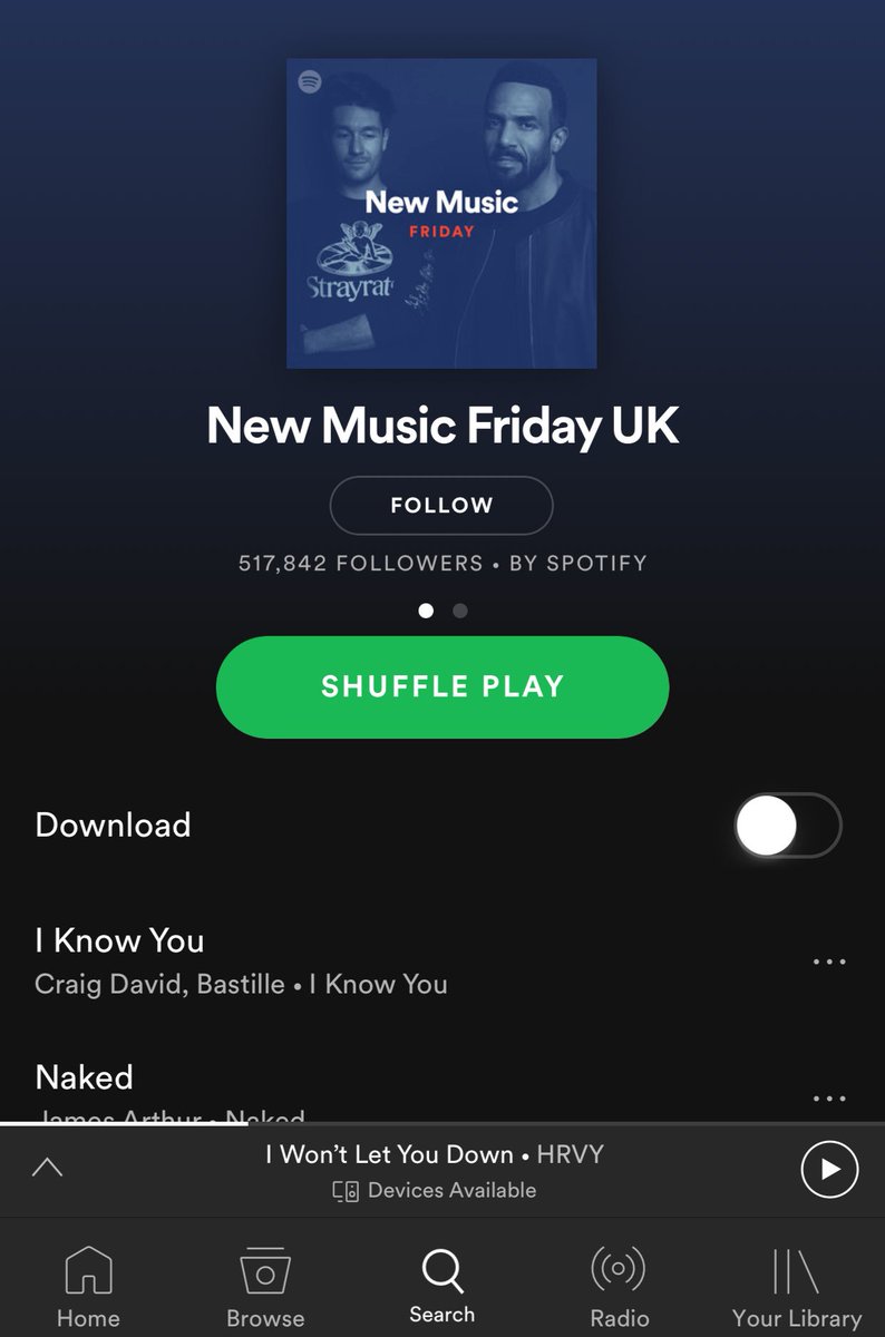 HRVY's tweet photo. Amazing... thank you so much to @Spotify for Adding me to New Music Friday Playlist. To stream ‘I won’t let you down’ https://t.co/iapKpiCCb7  RT RT ☺️ https://t.co/cafhdo9UWm