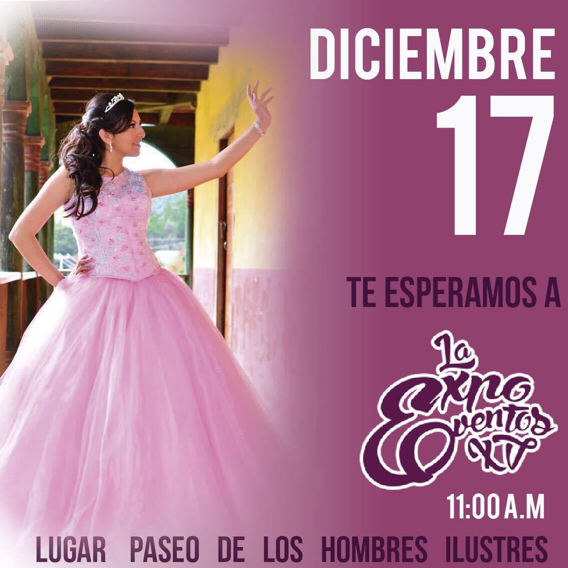 JUVIMO's tweet photo. Todo listo para Llevar acabo la #ExpoEventosXv 
Te esperamos 17 de Diciembre paseo de los hombres Ilustres https://t.co/JJyxarUBwn