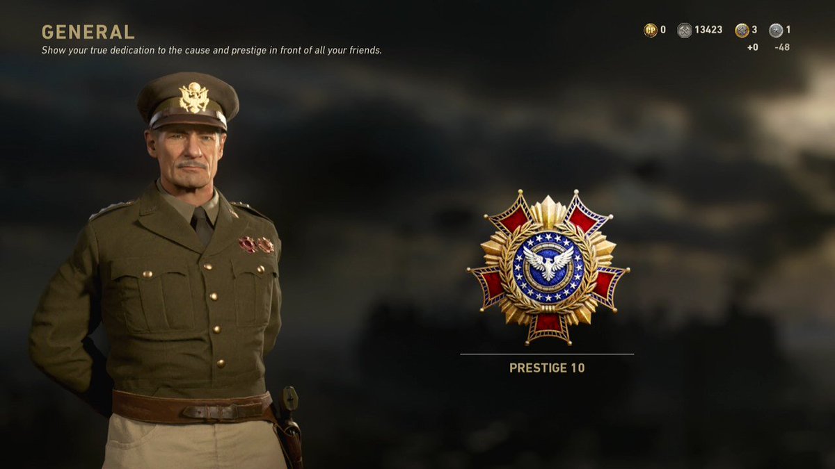 Testyment's tweet photo. 10 😍 
 
Hopefully they make it so you change your prestige emblem just like it was in BO3. https://t.co/tHjVHyfOj4