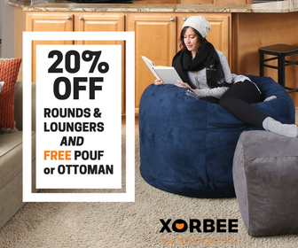 myxorbee's tweet photo. 20 Percent off All Bean Bag Chairs &amp; Loungers AND a FREE Ottoman with every order. WOW! https://t.co/ErUA4PUhTZ #BlackFriday2017 #furniture https://t.co/YSKJhsFBaU