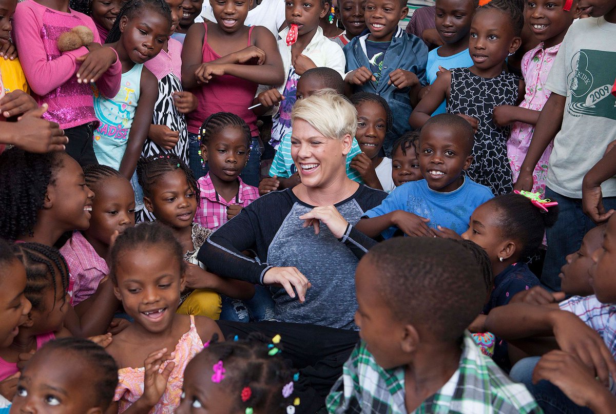 SONYSYNCSHOP's tweet photo. Children around the world teamed up with @UNICEF to sing the hit @Pink song "What About Us" for #WorldChildrensDay. Watch the video here! https://t.co/mr9Yl46JYF https://t.co/i4Y4reA2CS