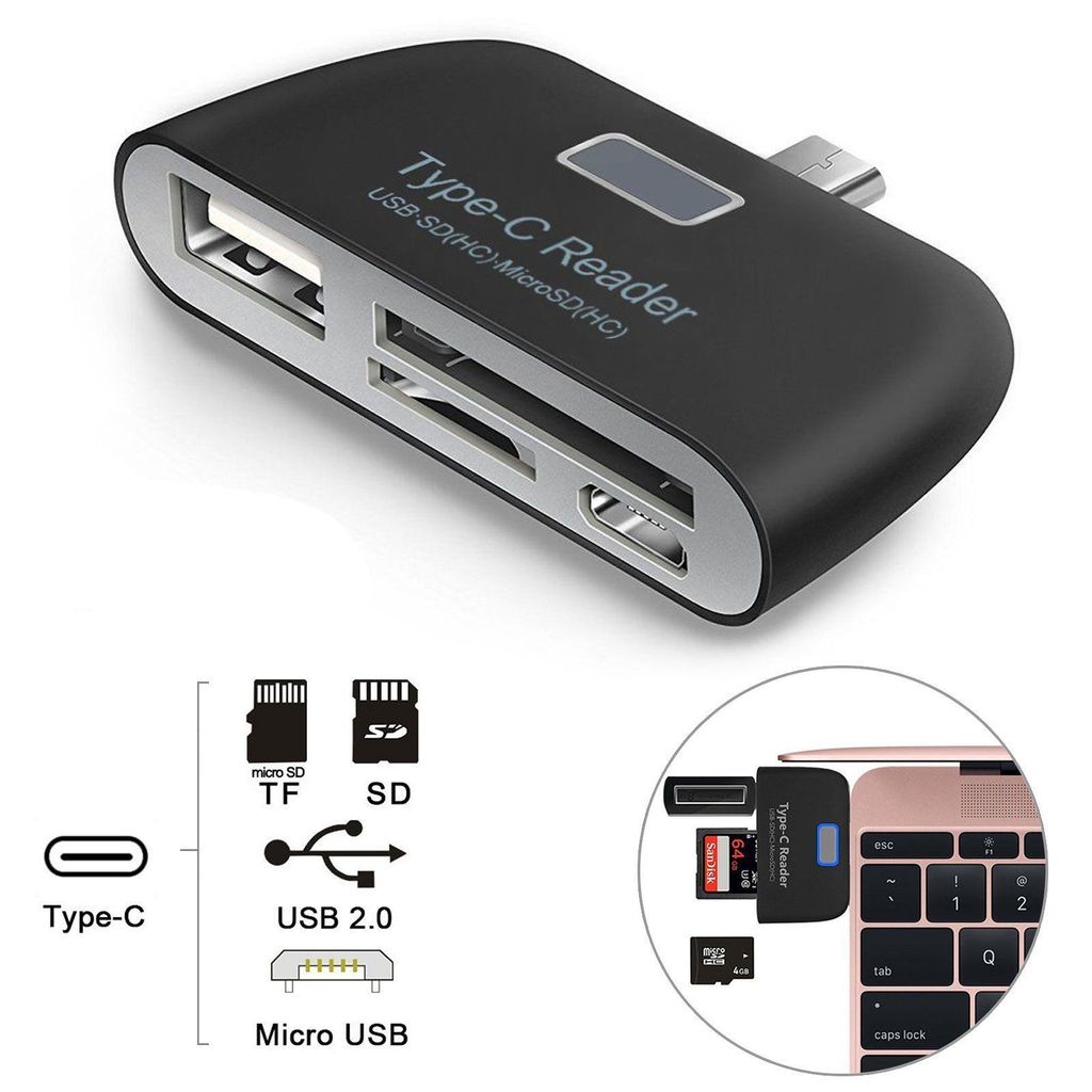 findnuggets's tweet photo. Type C Card Reader, USB 3.1 Type C Hub Adapter Flash Memory Card Reader for SD/ TF SDHC Card/ Micro SD Card OTG Function for 2017/2016 Macbook Pro, Chrombook Samsung Galaxy S8 Plus Google Pixel XL - $7.99 #amazon #deals #amazondeals #nugget https://t.co/ChI2oY4UHY https://t.co/OsWAenfDKG