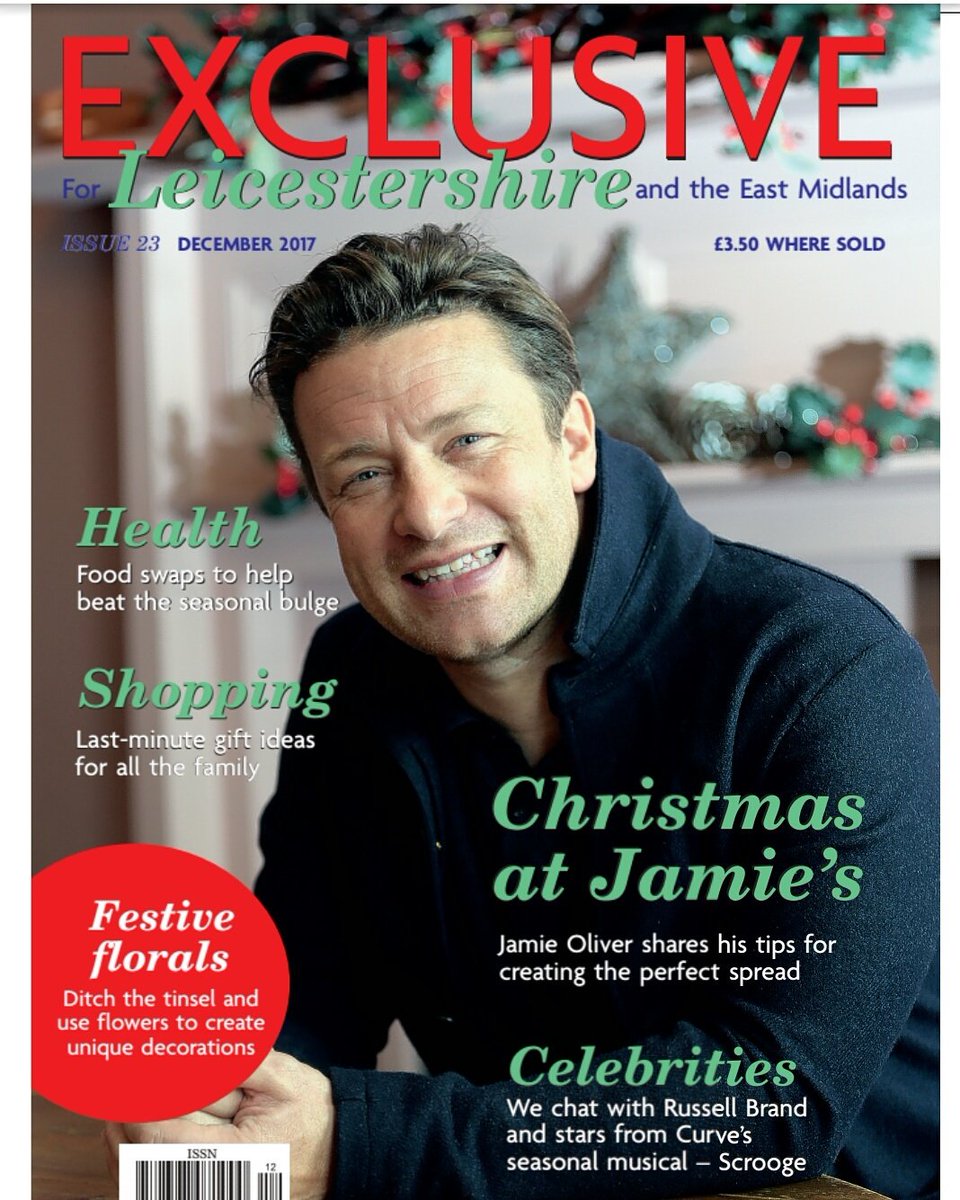 Exclusive_LN's tweet photo. Feeling festive? Grab a copy of December's Exclusive magazine - it's packed full of seasonal inspiration! Available from newsagents and supermarkets in Notts, Leicester and Derbyshire. 🎅🎄🍷❄ https://t.co/7tcydn6gse