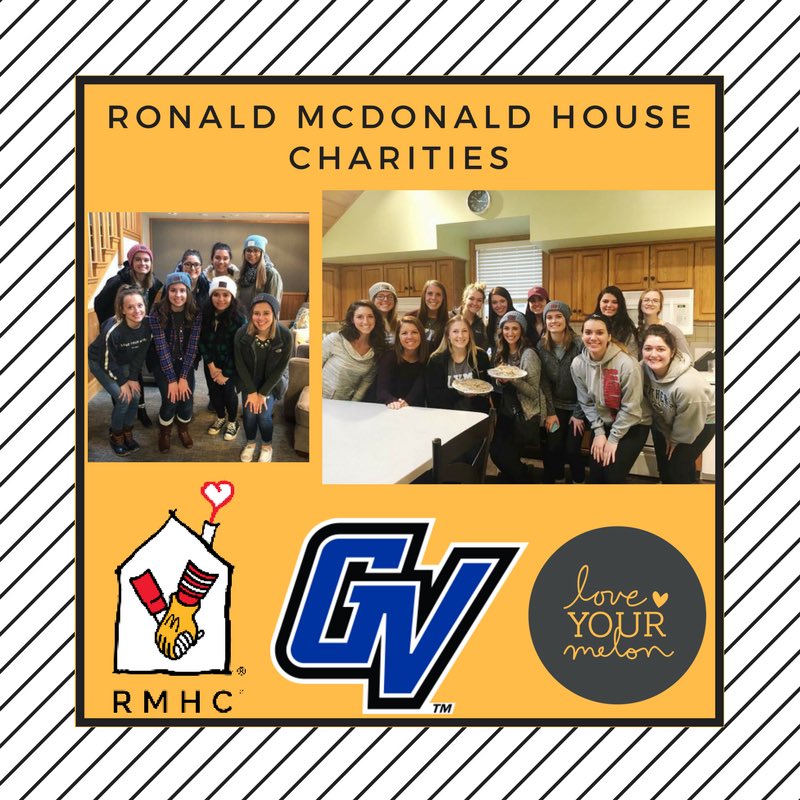 lakersforchange's tweet photo. @loveyourmelon is proud to partner with RMHC by providing $100,000 in direct support of RMHC programs across the country. The last time the GVSU crew was there, we met a family who’s daughter had open heart surgery and we were able to send her a beanie!#makeadifference #lym #rmhc https://t.co/vkeqBHbPva