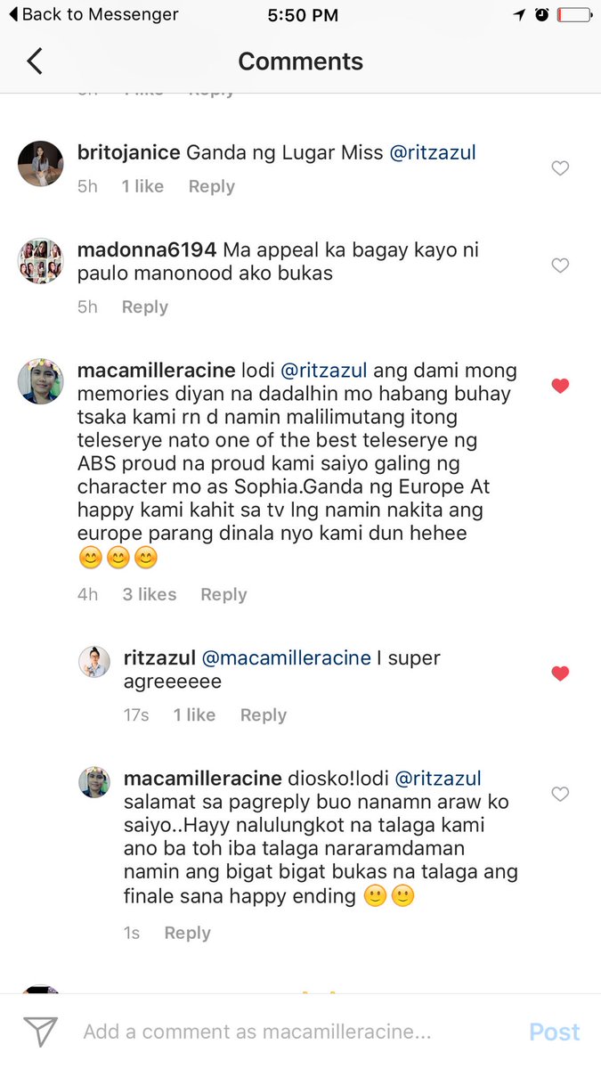 racine_ma's tweet photo. @DeadlyRose091 @DreamscapePH @rekdidarn thanks lodi Ritz Azul !
PauRitz Forever
#TPOFBloopers https://t.co/hjlt6WJnAA