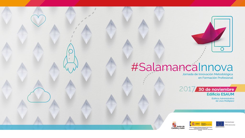 cfiesalamanca's tweet photo. SalamancaInnova: Jornada de Innovación Metodológica en #FP 30 de noviembre en Edificio ESAUM. Hashtag del evento #FP_SA Programa completo aquí 👇 https://t.co/Xo01fy90Pi