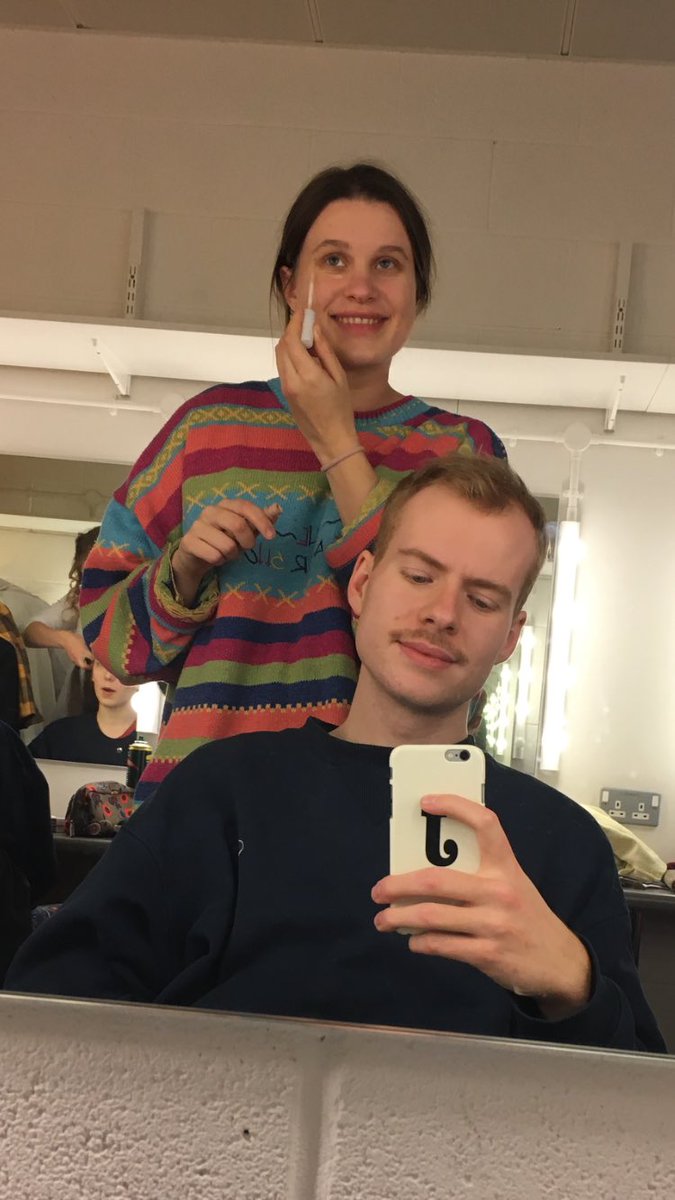 joemcneice's tweet photo. Vezinet and Beauperthuis chilling before the first performance of @TFTVStrawHat 👒🎩 I can't believe the time has finally come! (Also where have the last two years gone??) #ThirdYear #ItsBoffoTime https://t.co/YPxeiBglW7