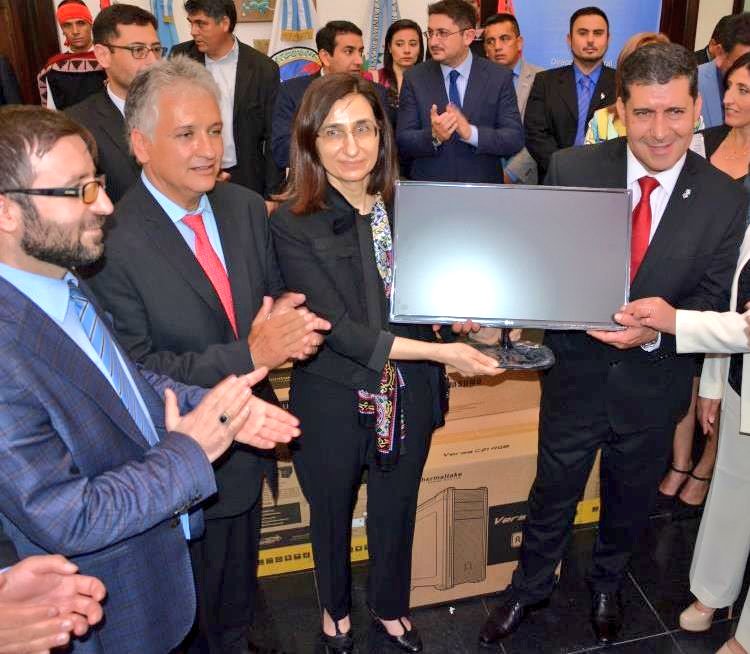 nestorgbosetti's tweet photo. Es un honor recibir nuevamente a la Embajadora de Turquía Meral Barlas y al director de la Agencia de Cooperación Turca que aprobó el proyecto que presenté para la digitalización del archivo Legislativo. Hoy recibimos el equipamiento! https://t.co/IAYG48LFbb