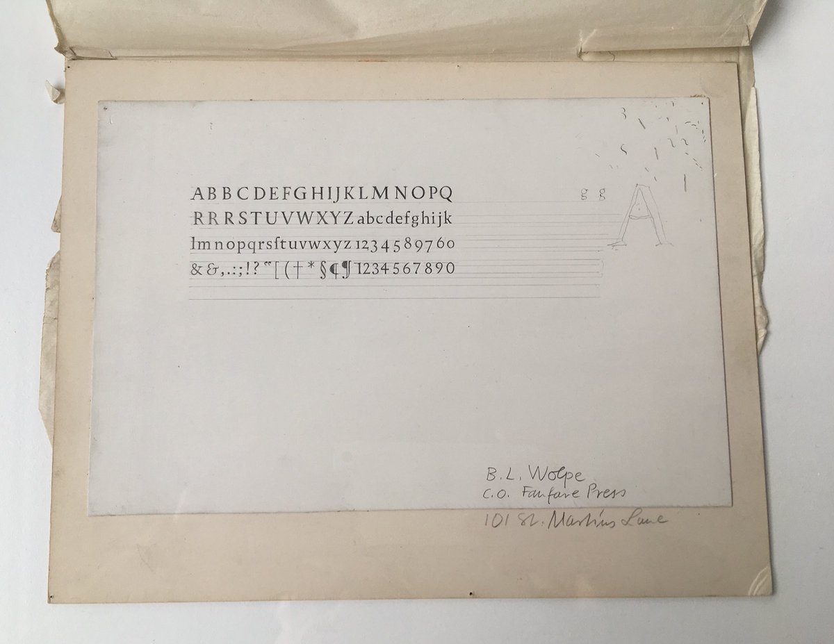 richardprice500's tweet image. Berthold Wolpe’s original drawings for Pegasus, Albertus and others at the brilliant  @TypeArchive exhibition - open until 4 December.
#StructuredPerambulation #London #TypeThursday