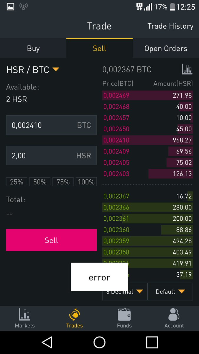 Phungdanhh's tweet photo. @binance_2017 App pc verry good but android not good Example https://t.co/yHZttBv9bv