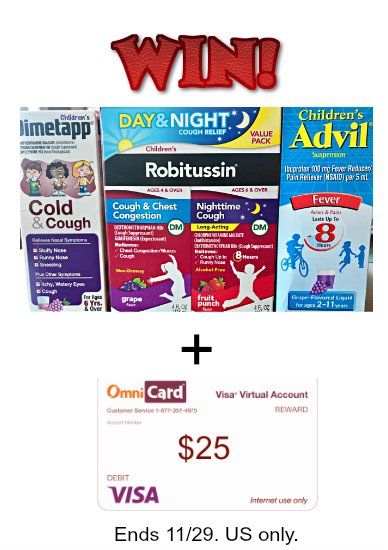 EightyMPHMom's tweet photo. #Sponsored #Win a $25 Virtual Visa #giftcard & Pfizer children’s prize pack 11/29 #ad https://t.co/eZGi76mOpg #SickJustGotReal #HolidayGerms https://t.co/L3lJqsrjFR