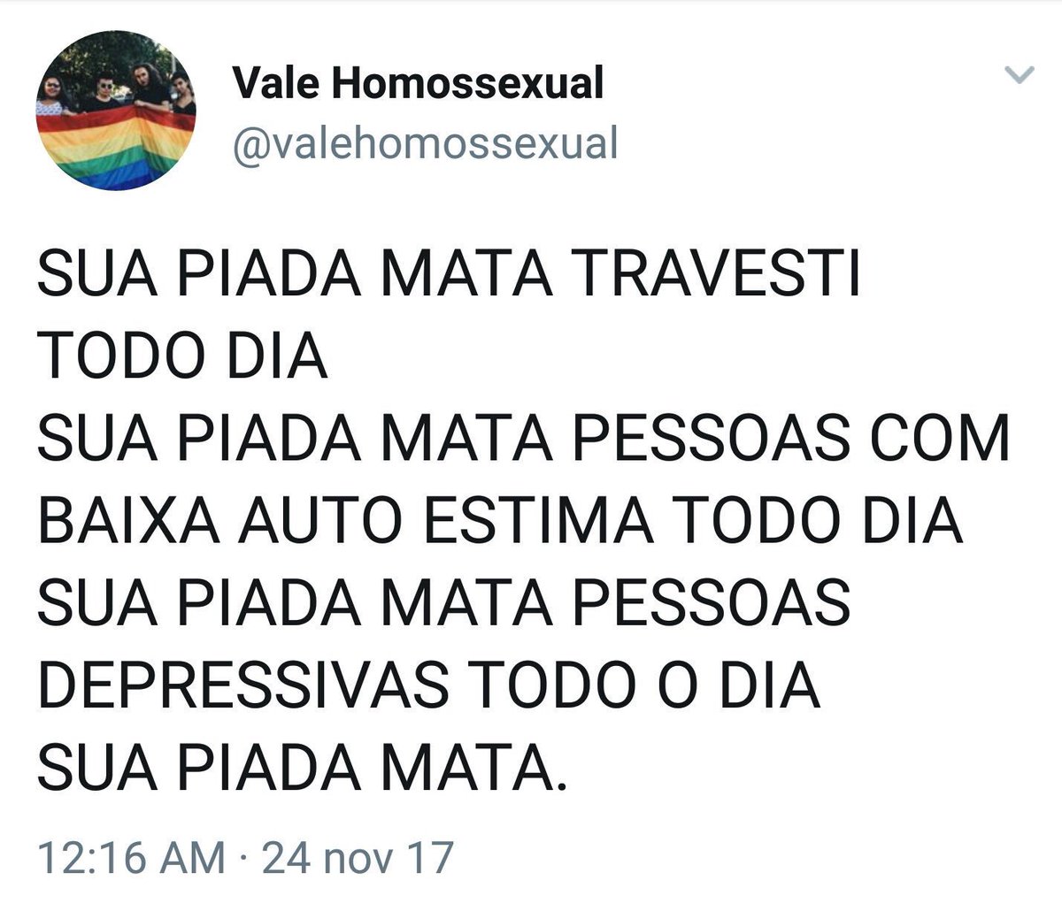DaniloGentili's tweet photo. UM QUADRO: Não tem o poder de influenciar
UM HOMEM PELADO NO MUSEU: Não tem o poder de influenciar
UM FUNK: Não tem o poder de influenciar 
UMA CENA DE NOVELA: Não tem o poder de influencia
UMA PIADA: Tem o poder de influenciar todo mundo https://t.co/C1cwK7ynVF