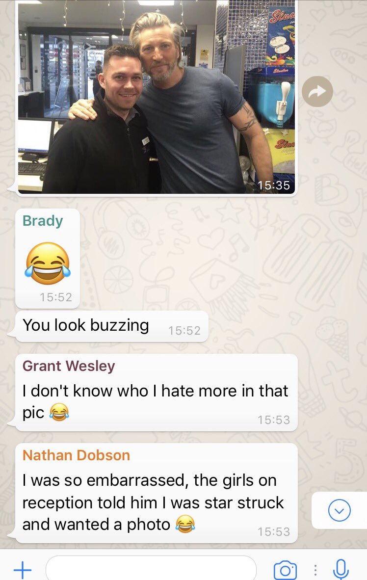 deanmorris8's tweet photo. @RobbieSavage8 think my mate wants a bit... @Nathan_Dobson7 https://t.co/toIhM9MiCI