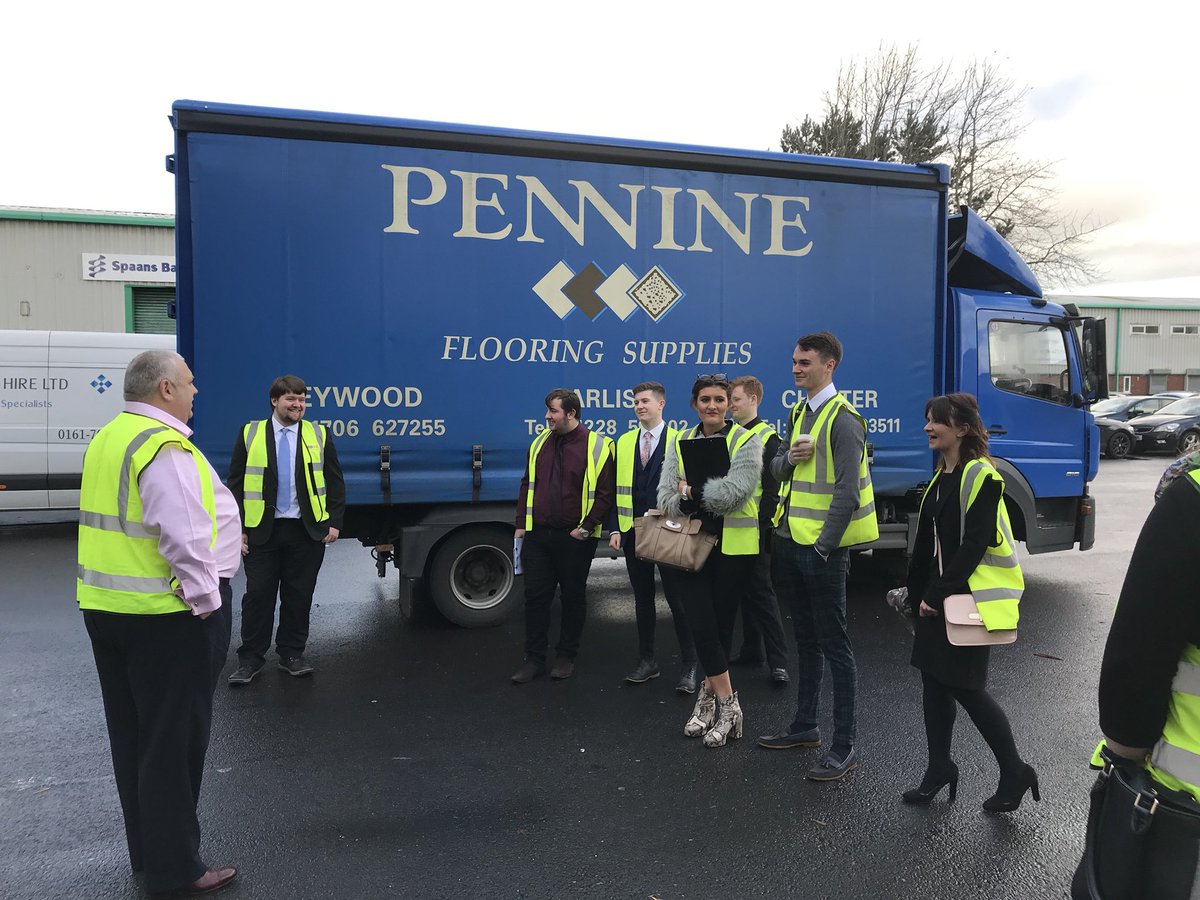 Our HND Business students spent today getting to grips with a live consultancy project from <a href="/PennineFlooring/">Pennine Flooring</a>.🤔💡The company’s brief will now challenge them to incorporate, business culture, values, IT and web design support into their planning in order to deliver the project.