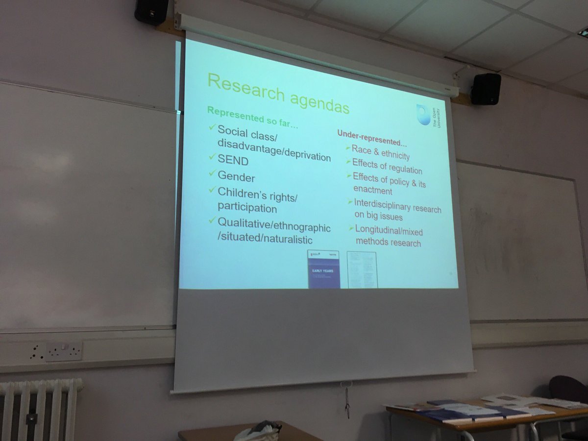 SBCousins's tweet photo. @ECSDNetwork Jane Payler on #bera #tactyc #earlychildhood review of literature 2003-2017 - more interdisciplinary research on big issues needed https://t.co/3CdKUnEPGB