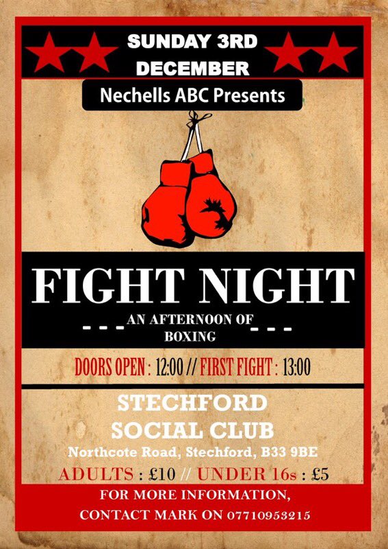 nechellsabc's tweet photo. One of our lads Rayhaan came away with a win tonight. Well done! We now move on to our Home Show which takes place on Sunday 3rd December. @ukamateurboxing #amateurboxing #TeamNechells https://t.co/9dBce5B0UU