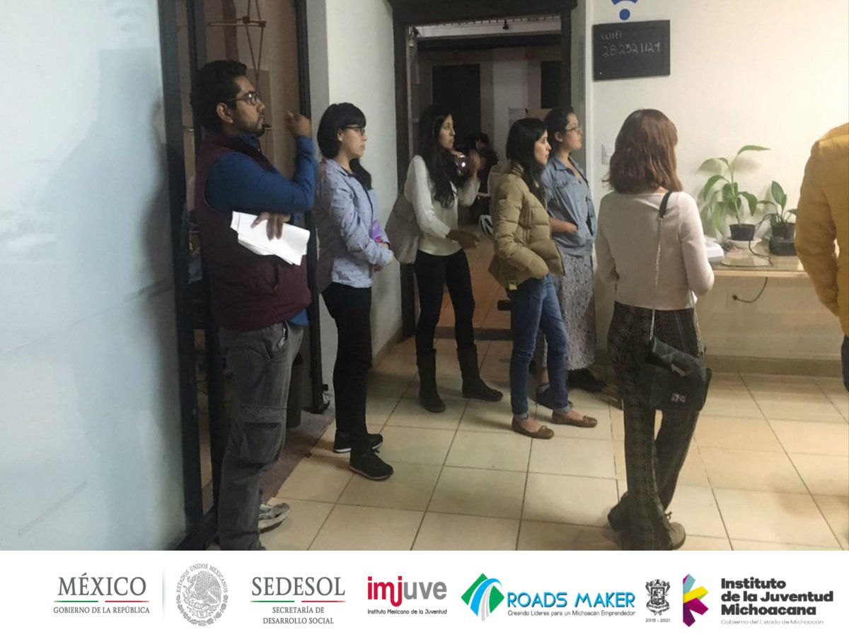RoadsMakerAC's tweet photo. #JóvenesEcosol2017
Del Municipio de Morelia tenemos a los chicos de:
#IMJUVE
#SEDESOL 
#IJUMICH https://t.co/nhByn0KxhD