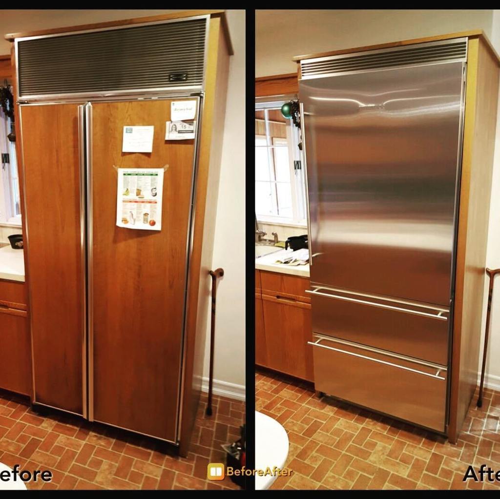 Mrs_Gs's tweet photo. Yes a @liebherr_appliances can replace a built in refrigerator  with experienced installers. You can depend on Mrs. G to help you make the right choice to upgrade your old built in refrigerator. #beforeandafter #mrsgs #lifebetter #nj #princeton #lawrence… https://t.co/XkQM0ZdxfV https://t.co/s4XhNmRKU4