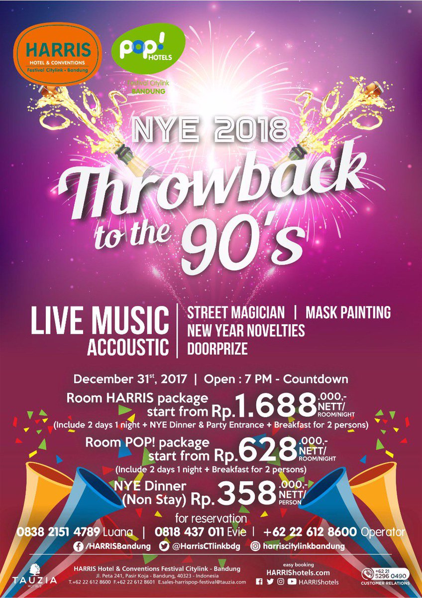 Destinasi Bandung (@destinasibdg) on Twitter photo Rayakan Natal & Tahun Baru 2018, di HARRIS & POP! Bandung goo.gl/6JPWoP <a href="/HARRIShotels/">HARRIS Hotels</a> <a href="/POPHotels/">POP Hotels</a> Rayakan Natal & Tahun Baru 2018, di HARRIS & POP! Bandung goo.gl/6JPWoP <a href="/HARRIShotels/">HARRIS Hotels</a> <a href="/POPHotels/">POP Hotels</a>