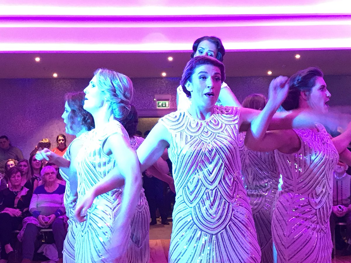 strictlyclon's tweet photo. What a brilliant performance from the Butlerstown Variety Group #clonstrictly17 @strictlyclon @Dunmorehouse https://t.co/dnkgrhSZvd