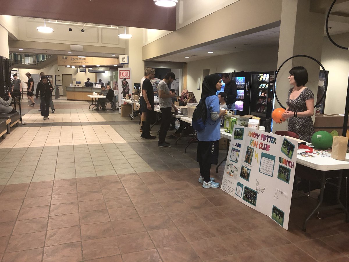 MRU_move's tweet photo. Pre and post game setup is getting traffic and lots of donations #mrumove #mrulife @MRUrecreation https://t.co/siZFdJxl9J