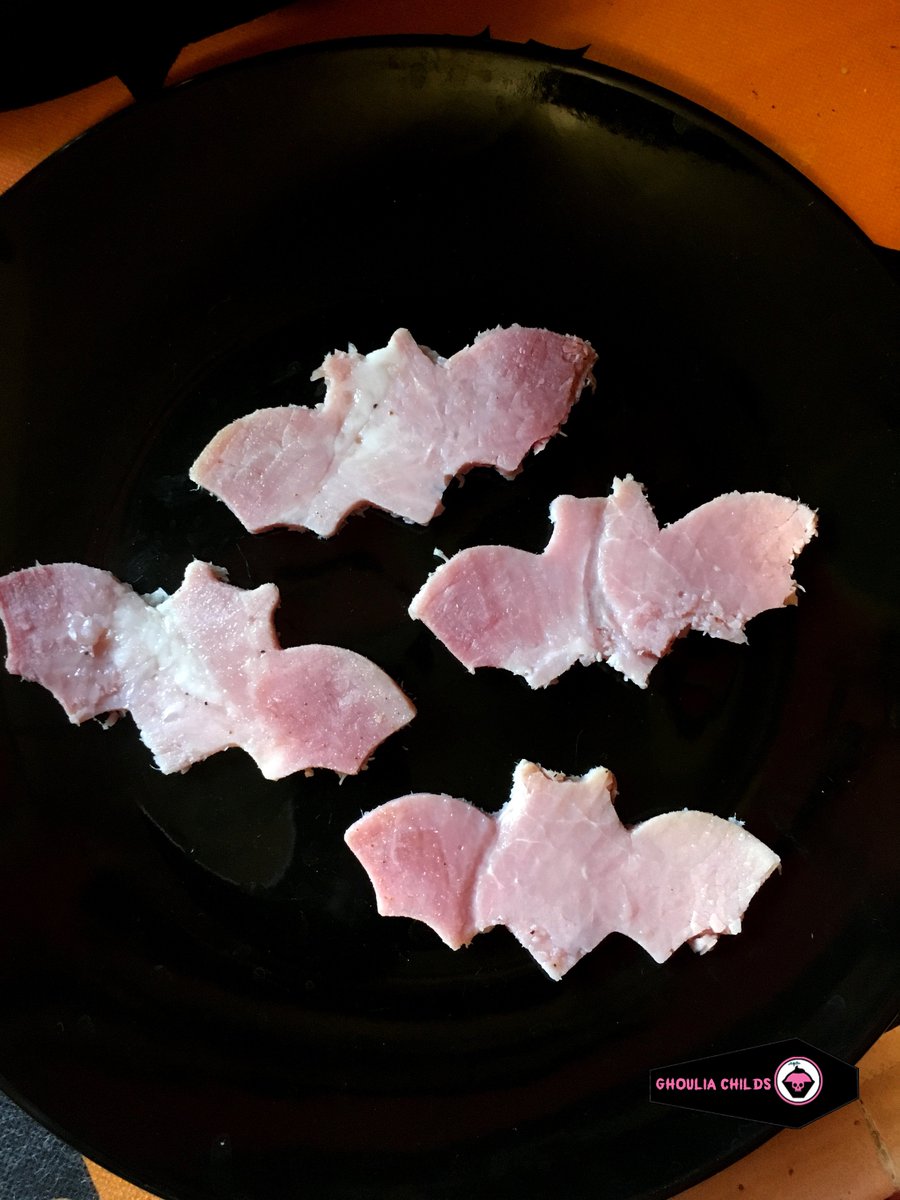 Leftover HAM-pire BATS. #GhastlyGastronomy