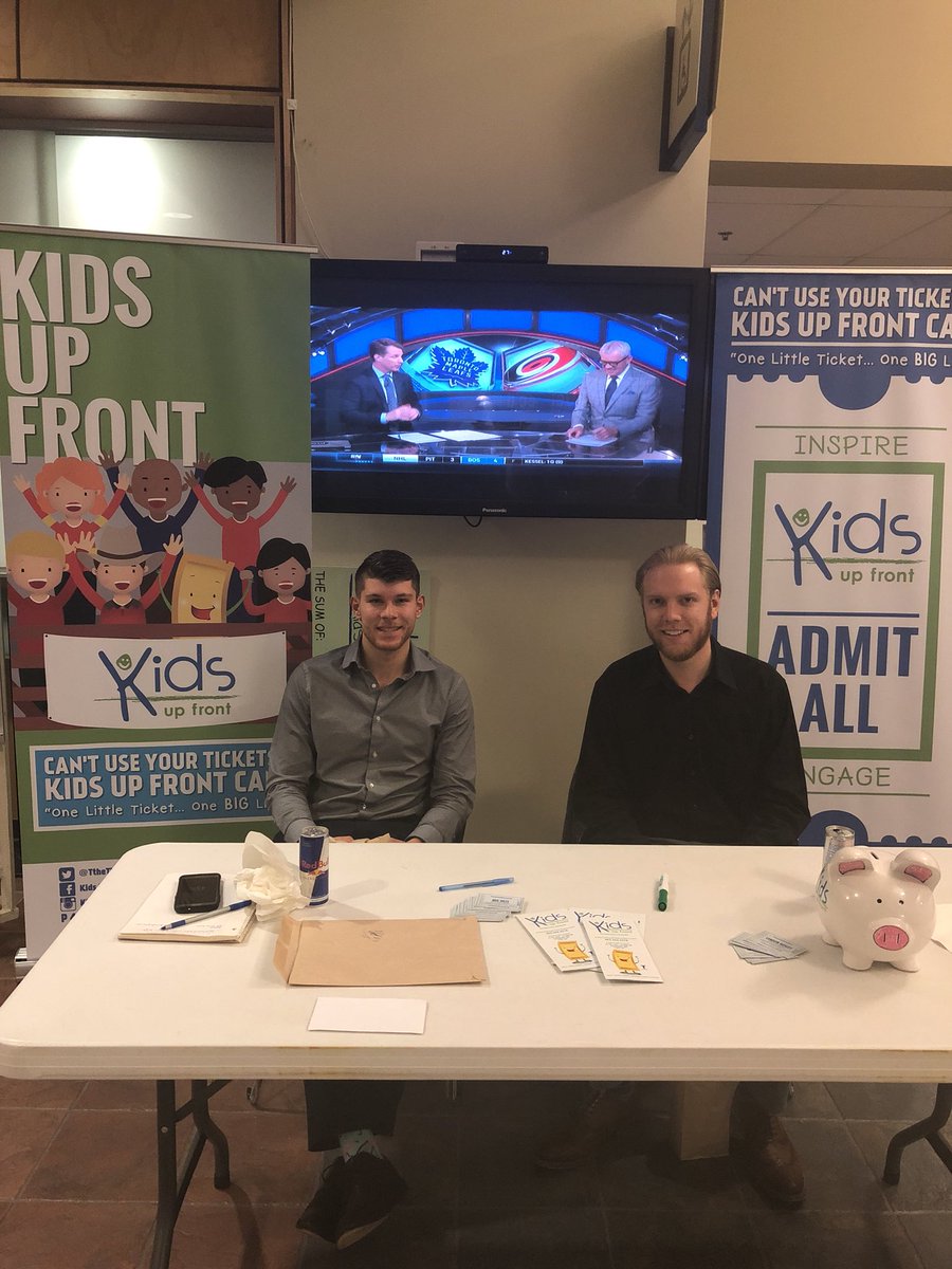 MRU_move's tweet photo. The @KidsUpFrontCalg booth is here and we’re amped to support them in our Dodge For a Cause tournament!  #mrumove #mrulife https://t.co/B7vbF9tqta