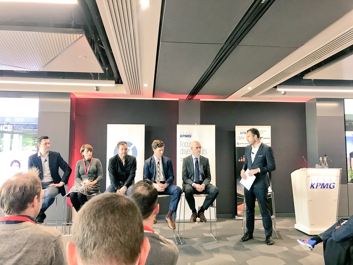 JamesEllis13's tweet photo. Insightful day at the @Sporting_Data Sports Analytics Conference w/ @KPMGUK, @SportsTechLboro, @CatapultSports, @vizrt, @yinzcam, @LavaMobile, @Infosys, @SciSportsNL & many more. #SAC2017 https://t.co/FBFMSbBo8j