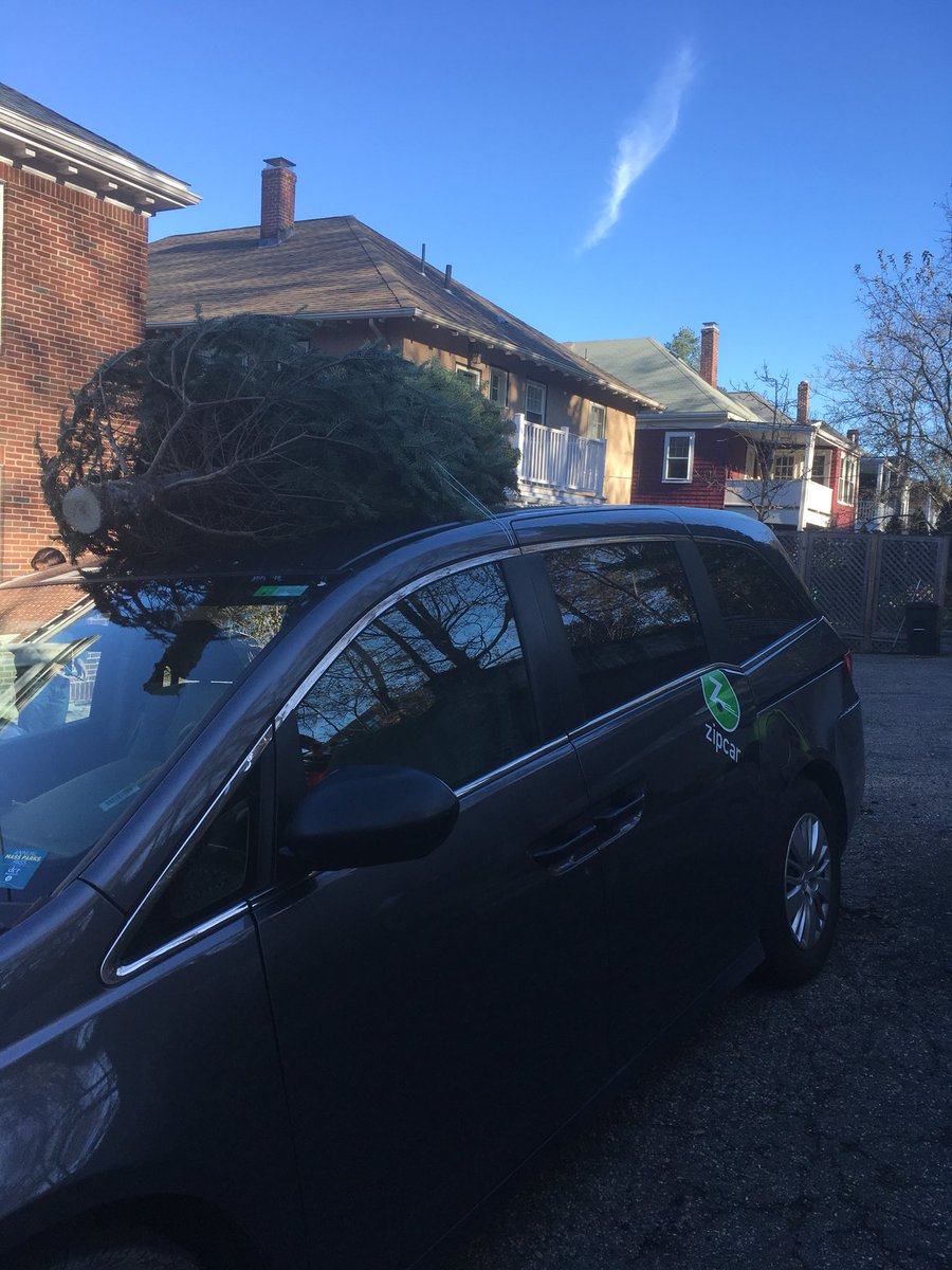 MsGonyer's tweet photo. @ZipcarNE Perfect weather for #treehaulin https://t.co/2UO9JVbLlD