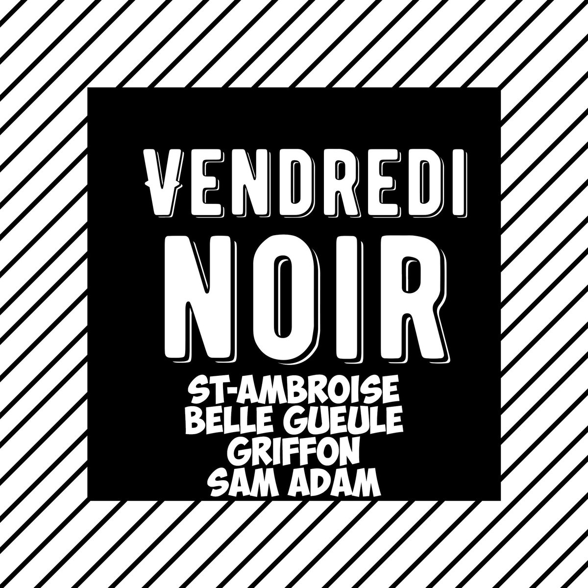 Alim_Impact's tweet photo. Les soldes du Vendredi noir sont commencé à #alimentationlimpact! Profiter d'offre exceptionnelle sur les produits St-Ambroise, Belle Gueule, Griffon et Sam Adam! #vendredifou #vendredinoir https://t.co/OPJ1s4GCwX