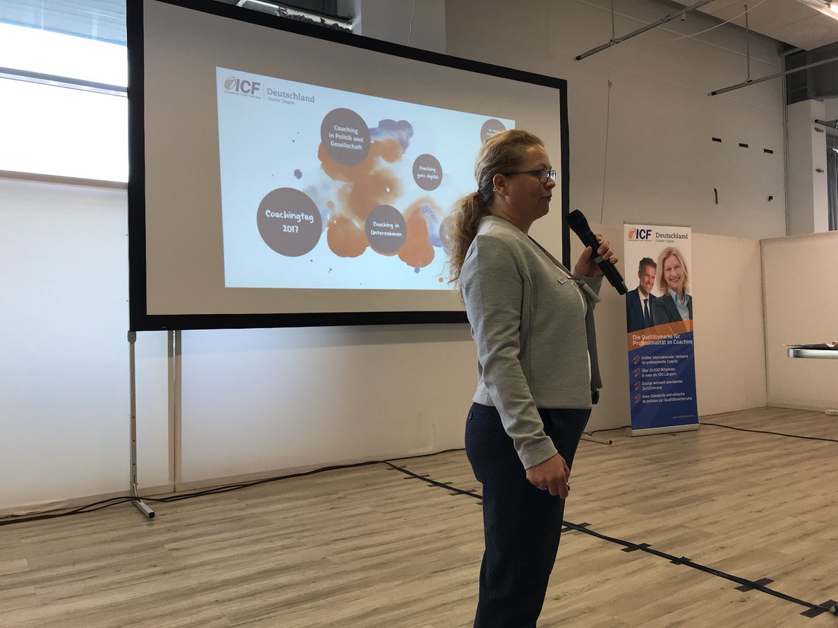colmonelridge's tweet photo. Opening of #coachingtag in beautiful Munich! Great job by @ICFDeutschland for a great day of thinking about the future of coaching! https://t.co/P8DsB7PLng