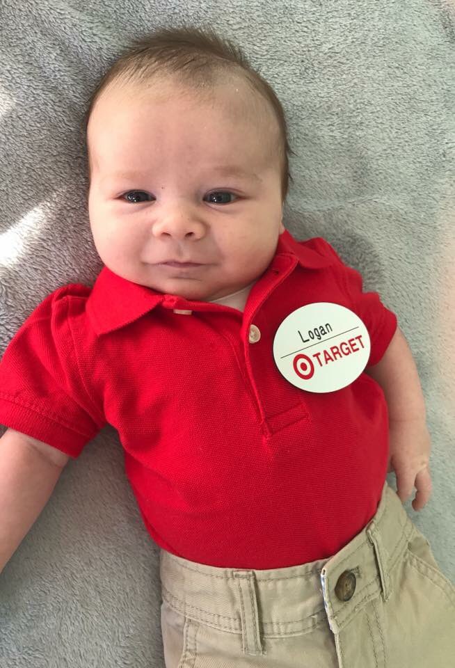 lchoenig's tweet photo. Our newest tm baby Logan is ready for his 1st Black Friday #nephewlove https://t.co/YaQ7LcmOL0