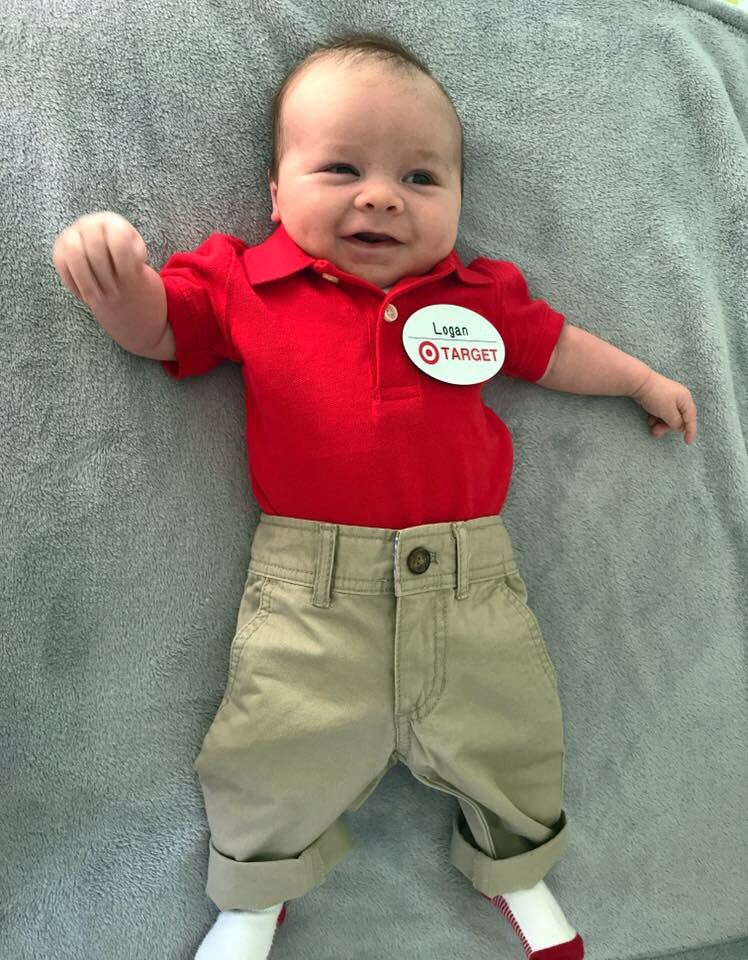 lchoenig's tweet photo. Our newest tm baby Logan is ready for his 1st Black Friday #nephewlove https://t.co/YaQ7LcmOL0