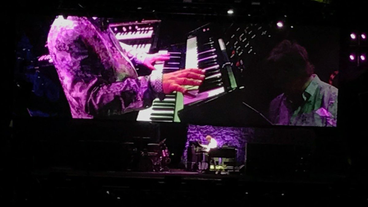 mega_chef's tweet photo. Had a great night at the o2 yesterday with Euorpe supporting Deep Purple, both bands still kick ass... Loving Don Aireys work especially! #CATSinSPACEband rock too!! https://t.co/A9FhZByRvT