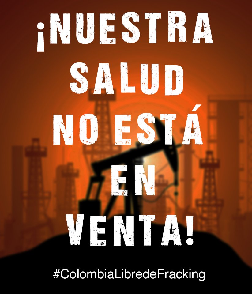 HNVV16's tweet photo. Cuidemos nuestra tierra, agua y aire. Digamos NO al Fracking en Colombia.✊🇨🇴🇨🇴
 #ColombiaLibreDeFracking @MinAmbienteCo @angelamrobledo @MAmbientalista @FNAmbiental https://t.co/GraMJ9AUN8