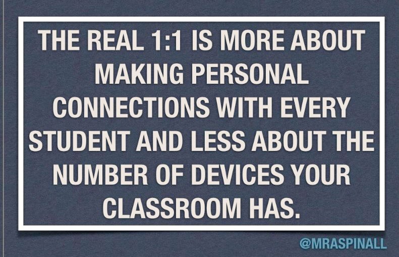 teachergoals's tweet photo. Technology may make your job more efficient and keep kids more engaged, but it can't replace you #teachergoals https://t.co/IIAGdS5IqH