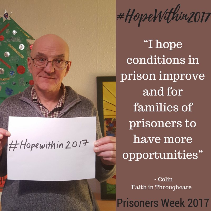 FiCScotland's tweet photo. As #PrisonersWeek2017 draws to a close we asked Faith in Throughcare participants and volunteers what hopes they had for people in prison and their families #HopeWithin2017 https://t.co/P77S6YqHsI