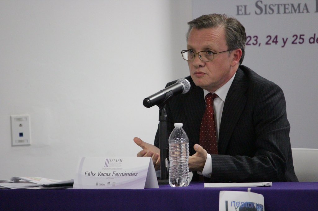 ceavcoahuila's tweet photo. Felix Vacas Fernández y Juan Manuel López Ullas hablan sobre el derecho a la verdad en el III Observatorio Internacional de Derechos Humanos. #IIIOiDH #CEAV #AIDH https://t.co/pVCHQyubVw